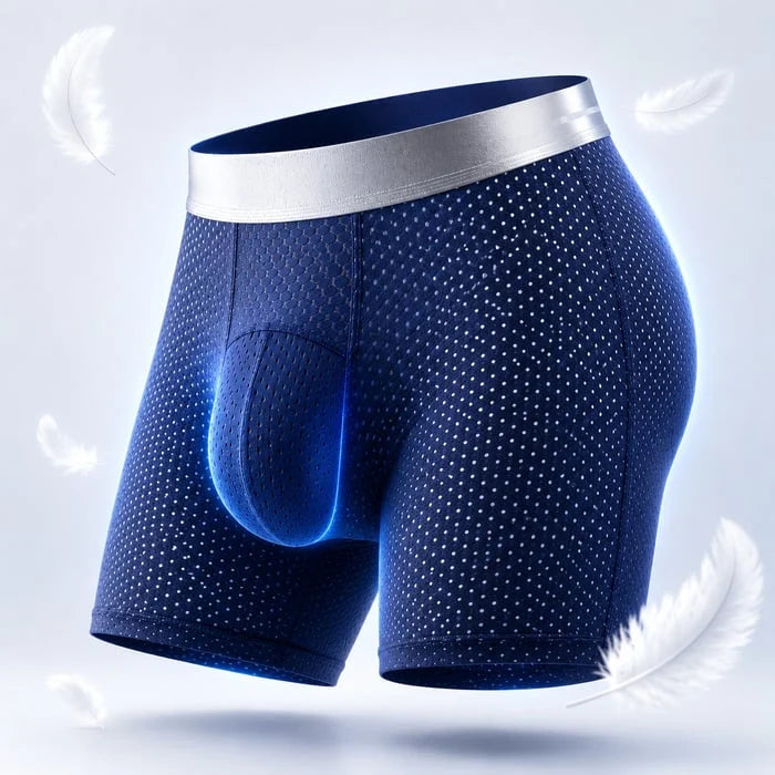 CoolGuard – Premium Ice Silk Leakproof Boxers