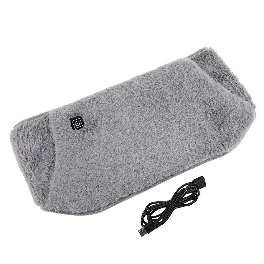 3 Levels Electric Graphene Heating Pad Cold - Proof Uterine Belt Cold - Proof Hand Waist Warming Pad USB Recharging Abdominal Warmer - Ammpoure