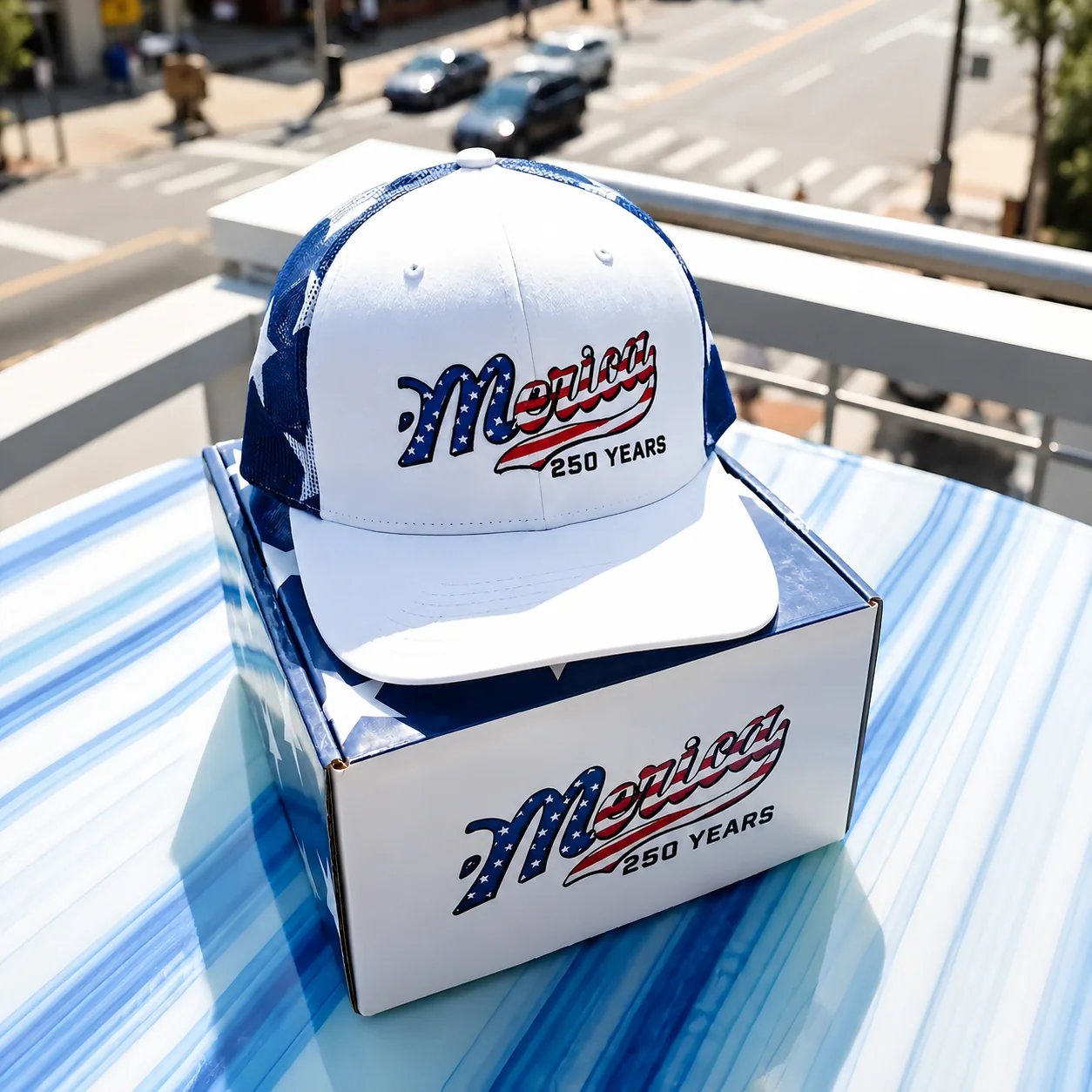 ⏳Limited Price Drop | 🇺🇸 ’Merica 250 Years Embroidered Mesh Back Trucker Hat