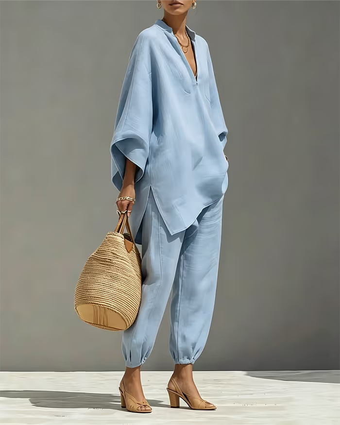 BelleVogue โ Wide Leg Pants Set