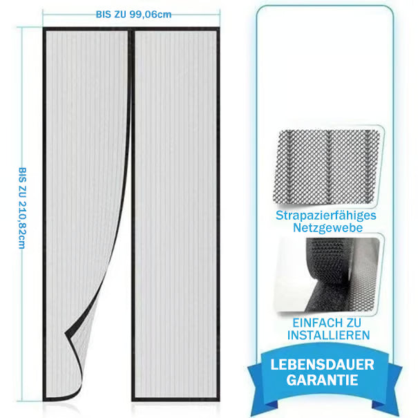 BreezeLock โ Magnetic Mesh Fly Protection Door