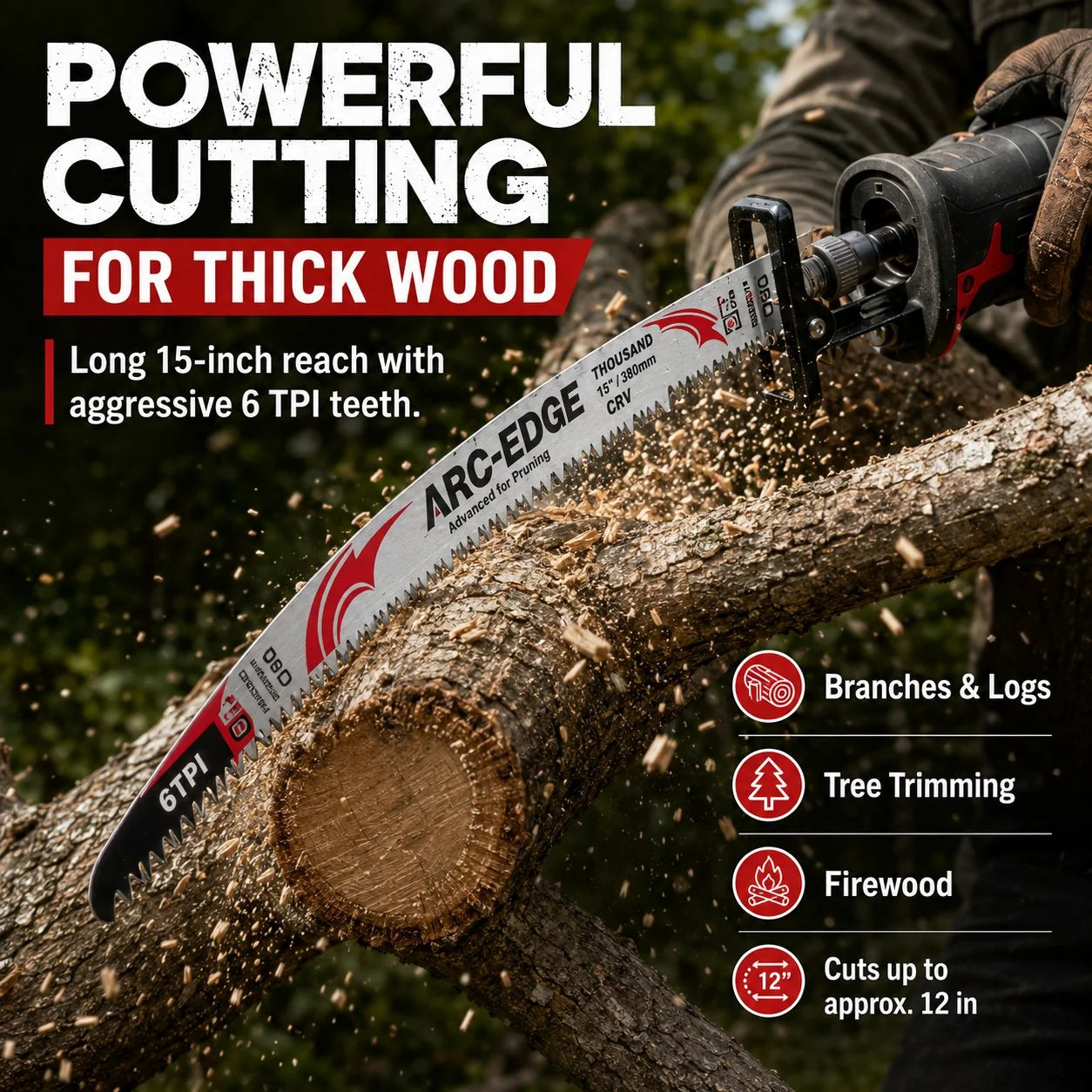 TimberEdge ā Curved Pruning Saw Blades