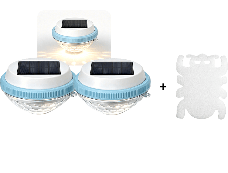 HydroShine – Solar Floating RGB Pool Light