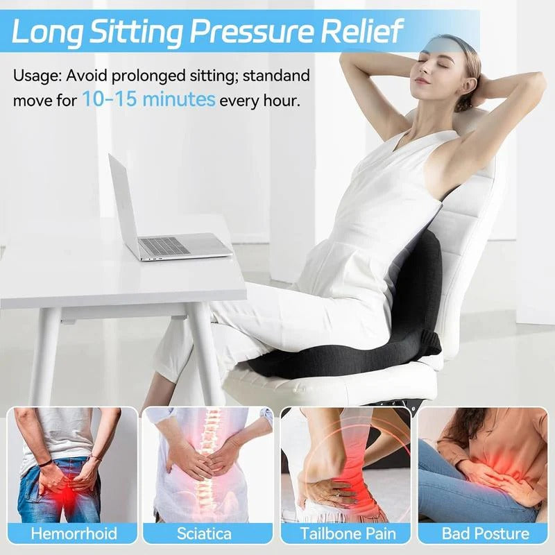 ComfyGrip – Non Slip Memory Foam Support Seat