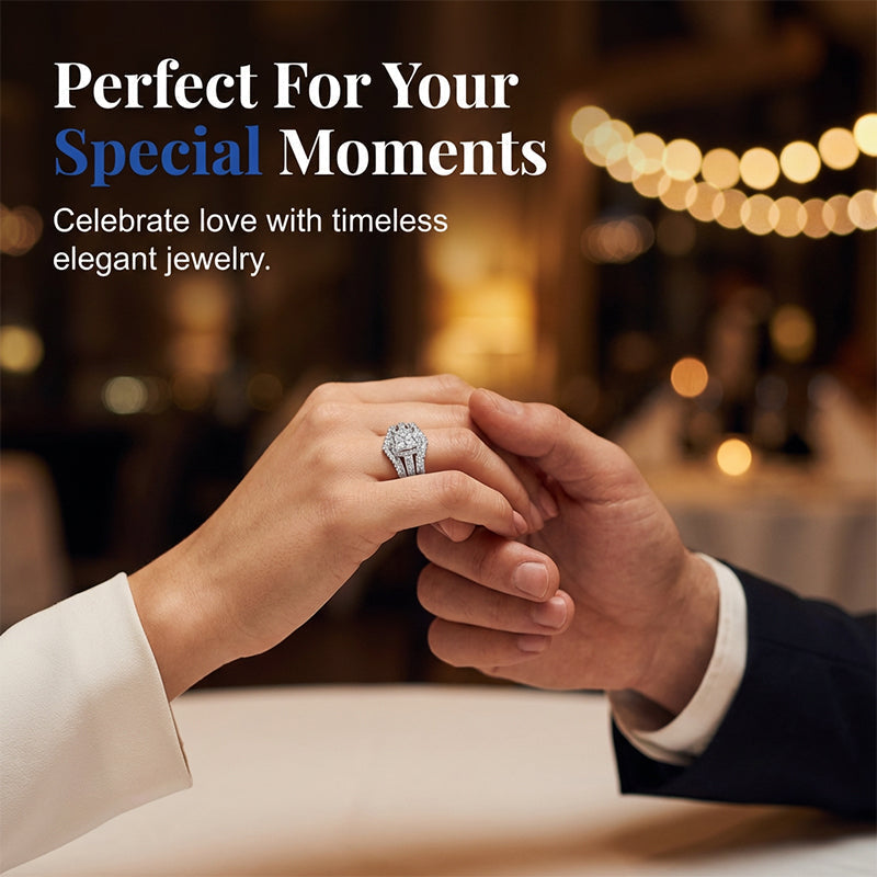 EverShine – Princess Cut Sparkling Zirconia Ring
