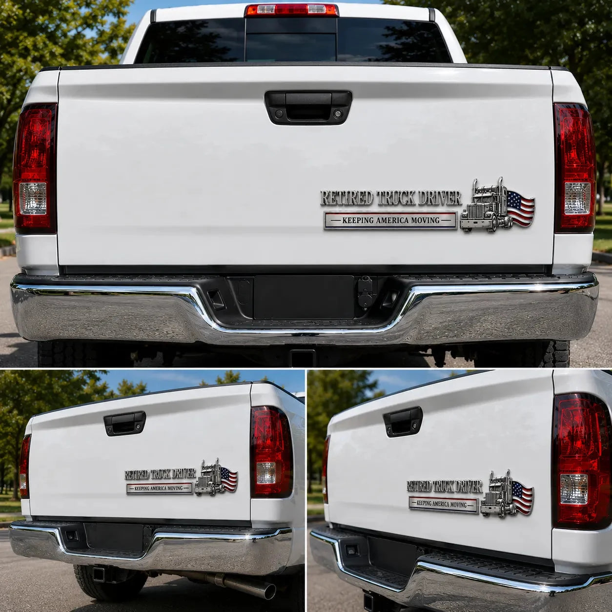 RoadLegacy – Retired Truck Driver Tribute Emblem
