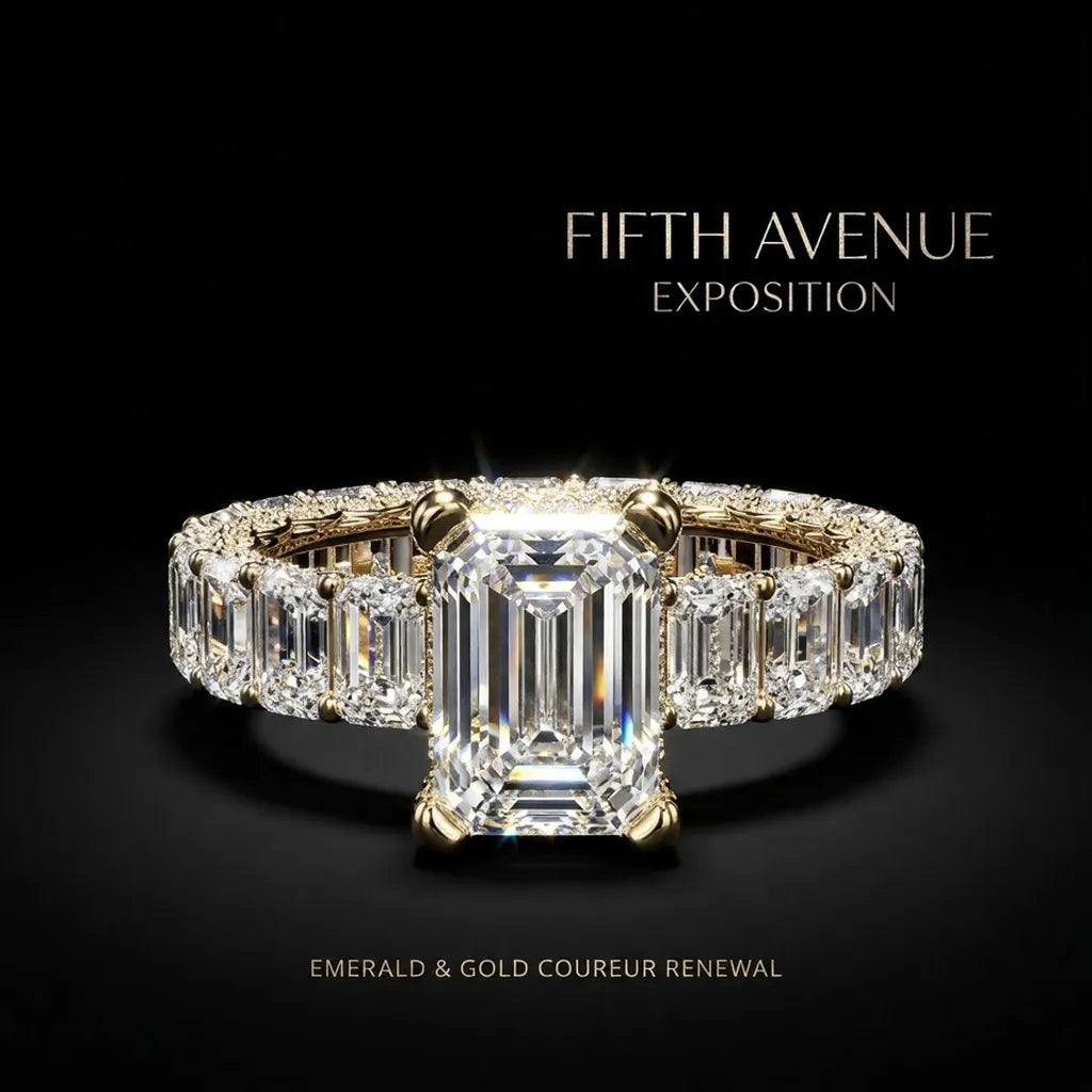 Lumière – Classic Emerald Cut Luxury Diamond Ring