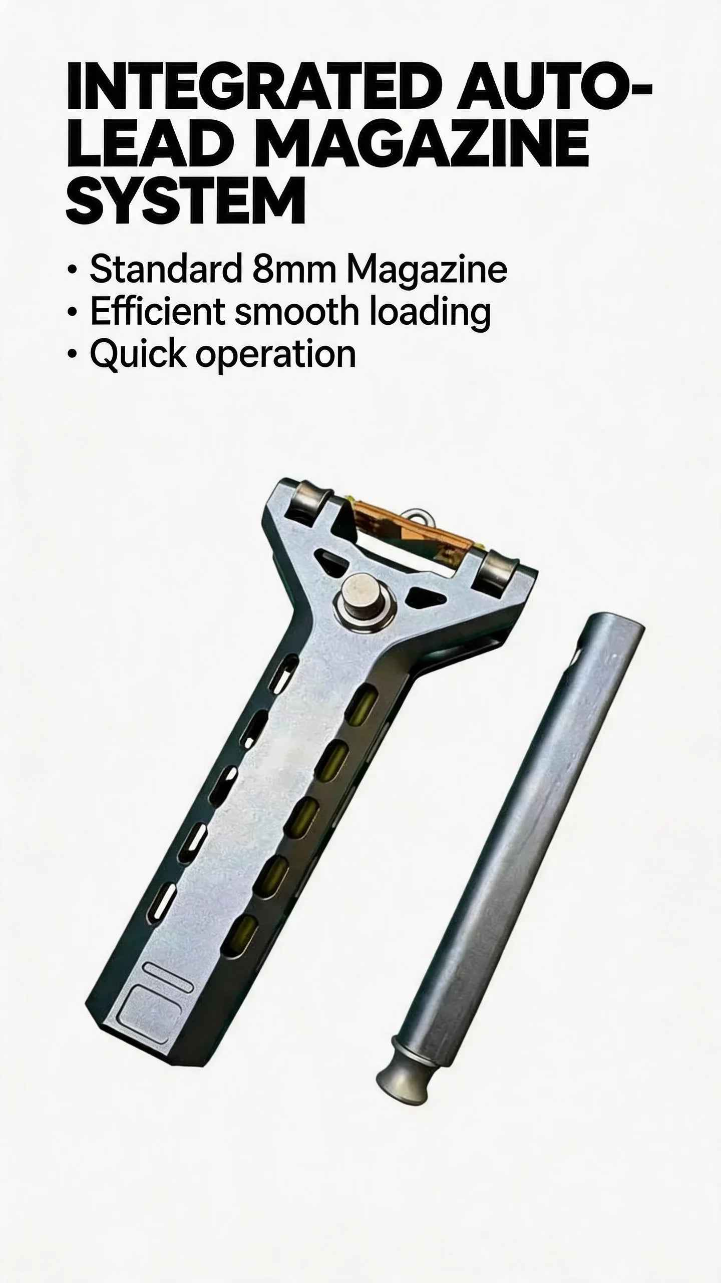 SwiftStrike – Auto Magazine Slingshot Launcher