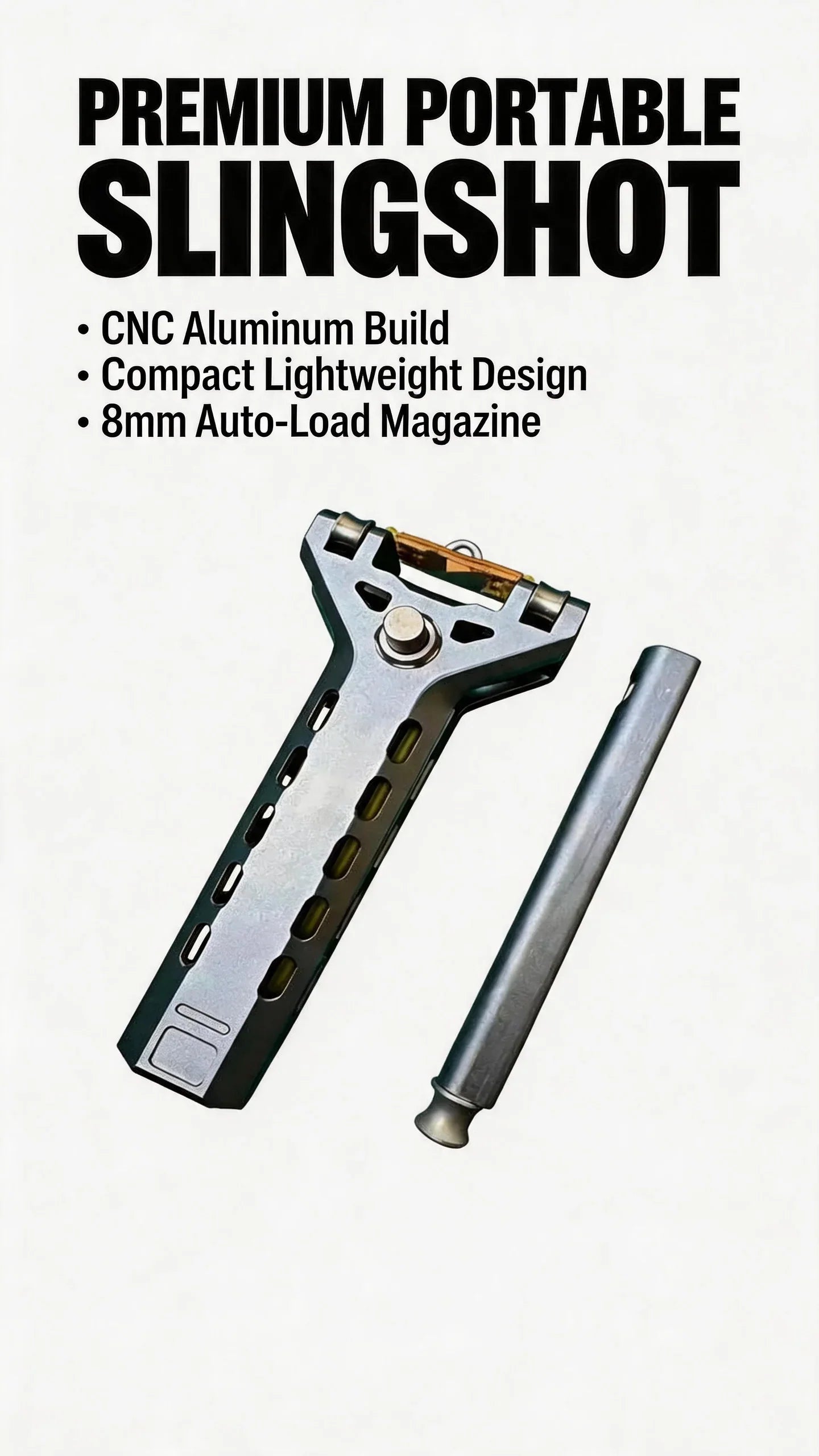 SwiftStrike – Auto Magazine Slingshot Launcher