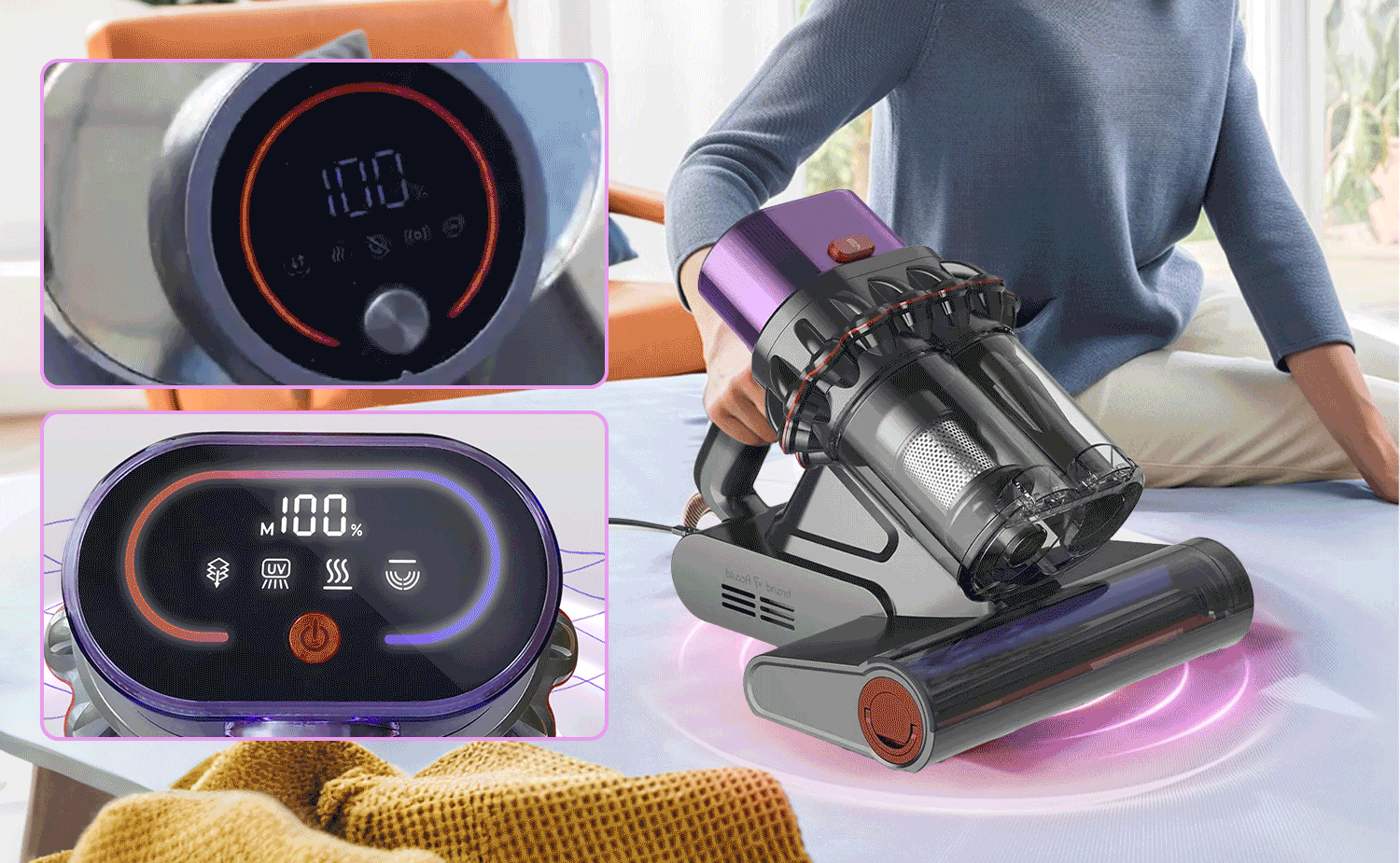 CleanNest – Smart Dust Sensor Mattress Vacuum