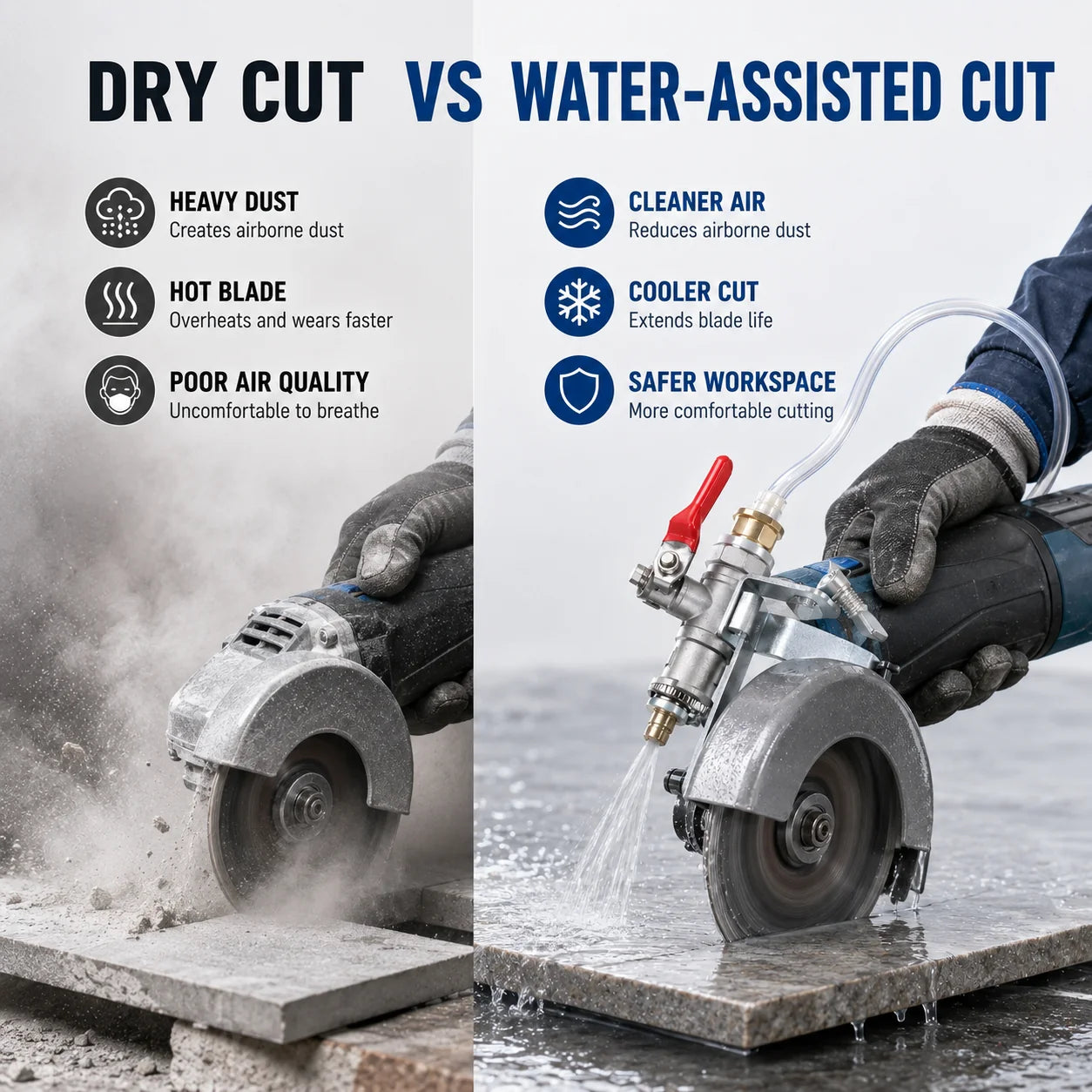 DustGuard – Angle Grinder Water Sprayer