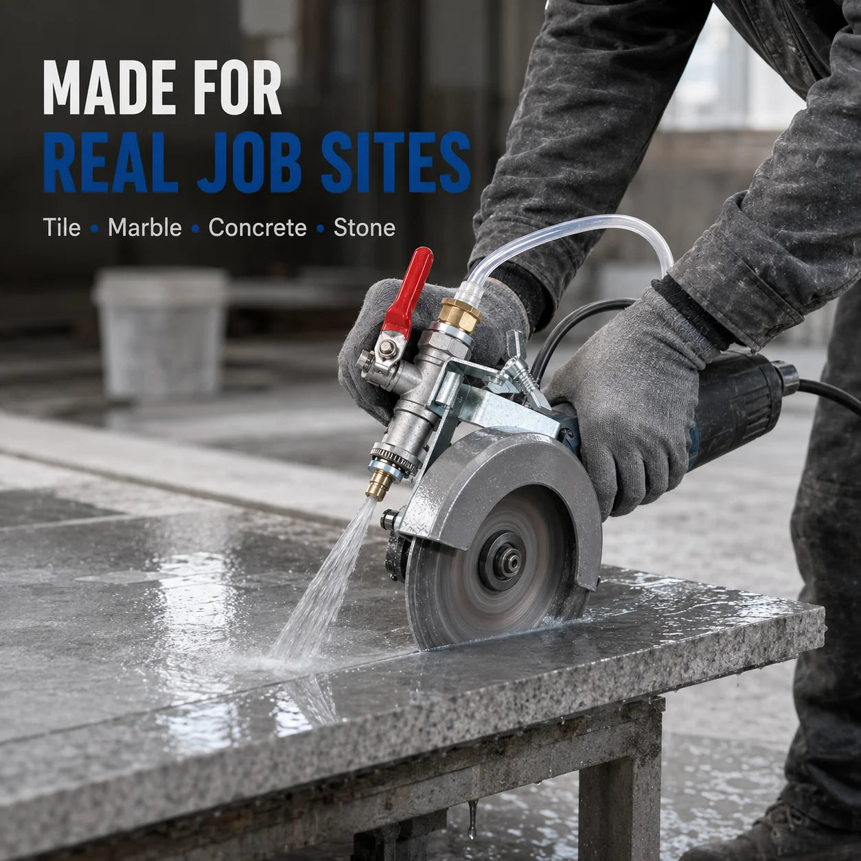 DustGuard – Angle Grinder Water Sprayer