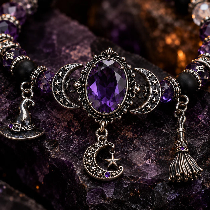 LunaCharm – Crystal Moon Bracelet