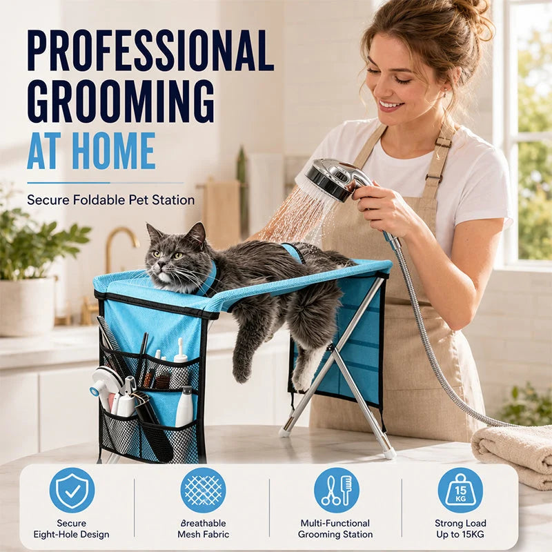PawPro – 2-in-1 Foldable Pet Grooming Table