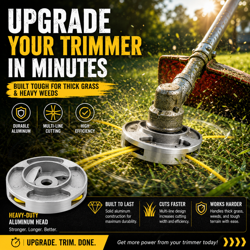 IronEdge – Heavy Duty Aluminum Trimmer Head