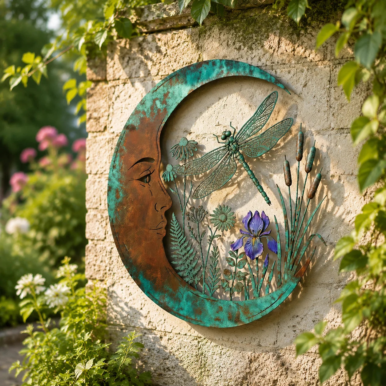 LunaBloom – Moon Fairy Wall Decor
