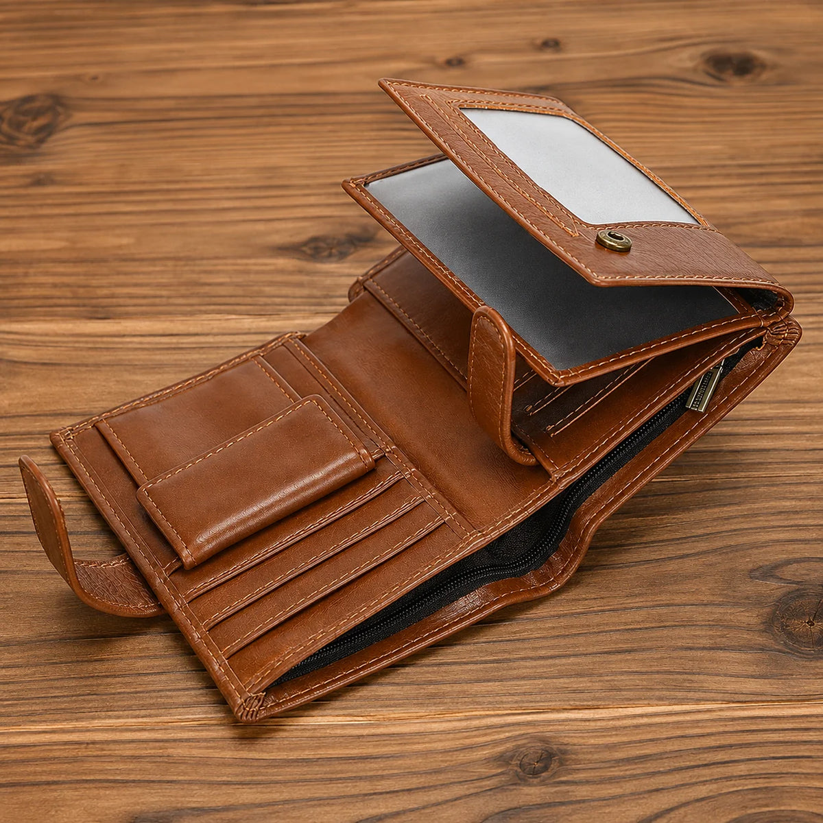 NobleFold – Premium Multi-Compartment Leather Wallet