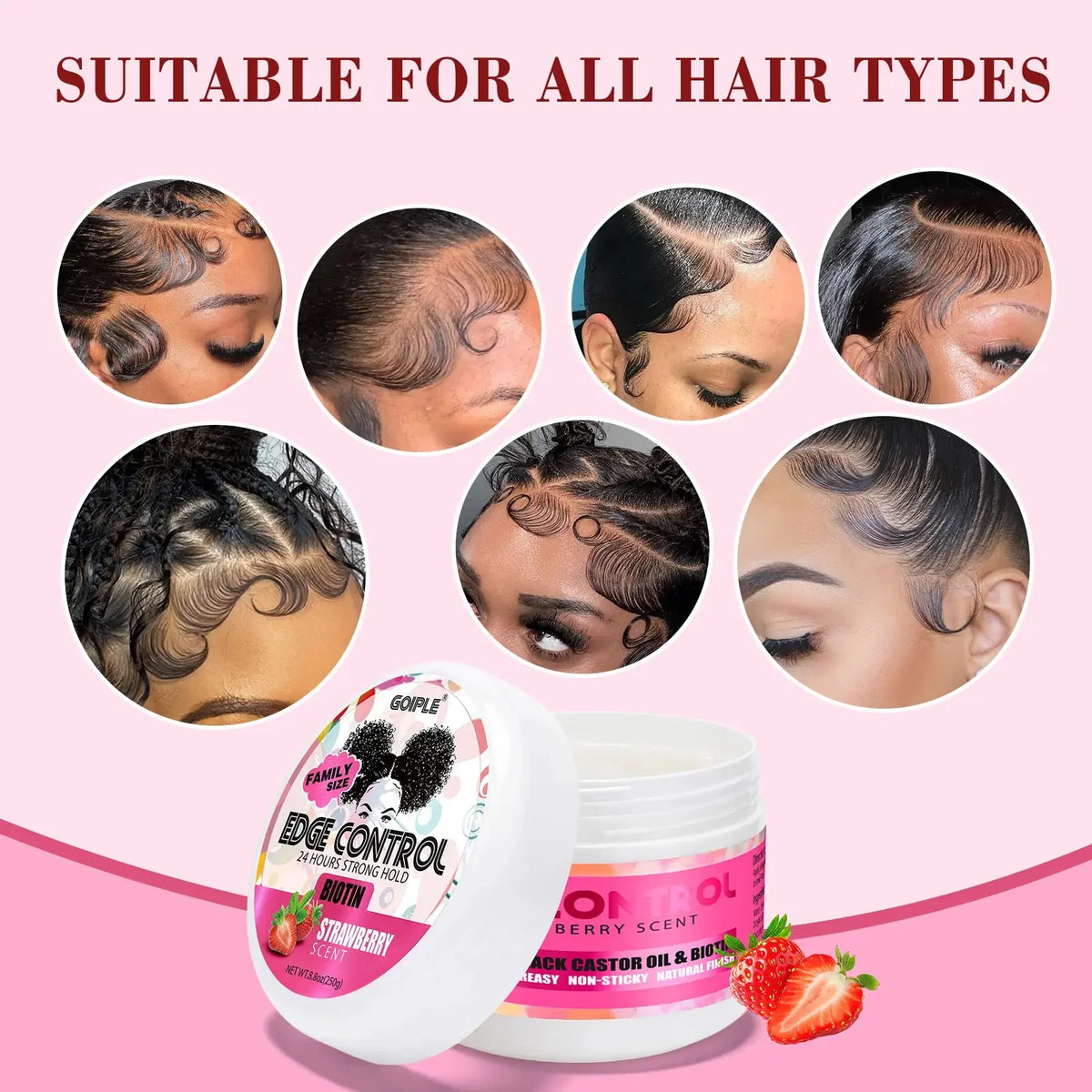 EdgeLock – Strong Hold Hair Edge Control Wax