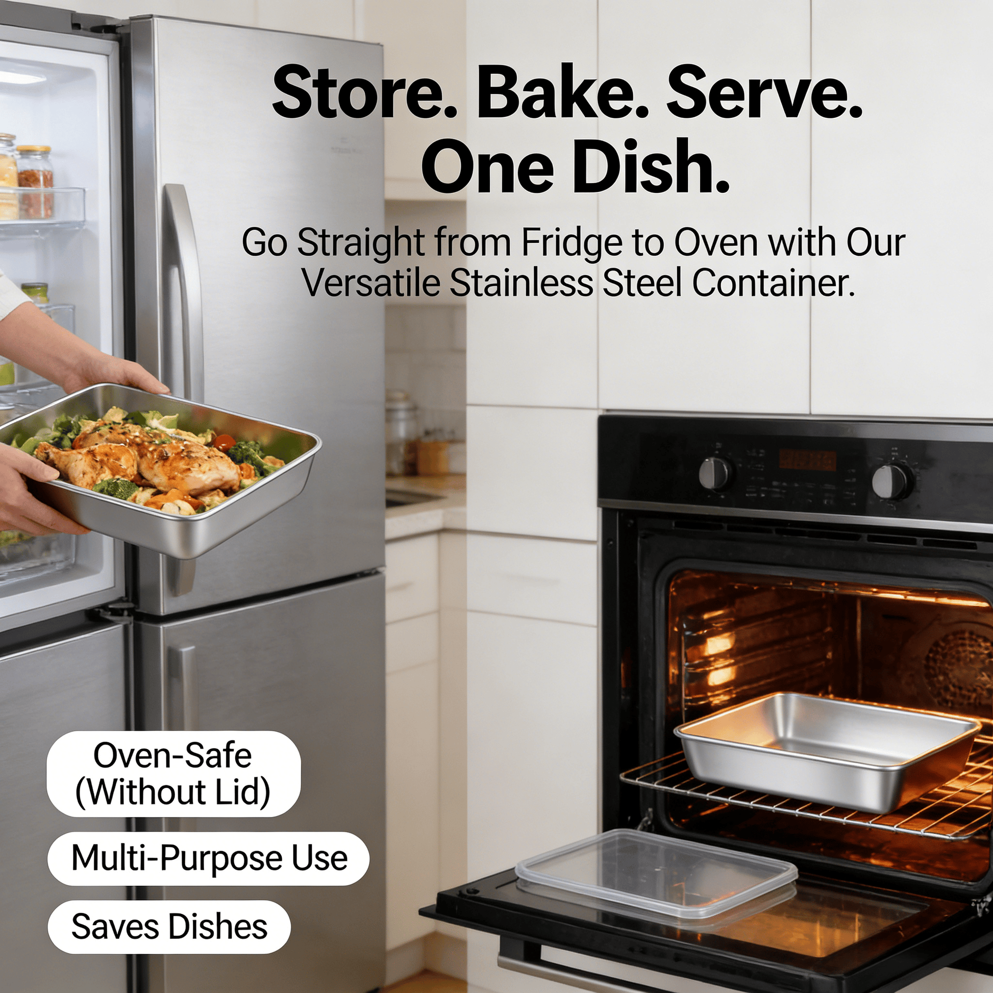 EcoSeal – Freshness Lock Stainless Steel Containers