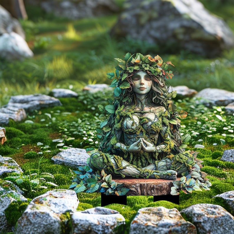 MysticBloom - Elegant Enchanted Garden Stakes