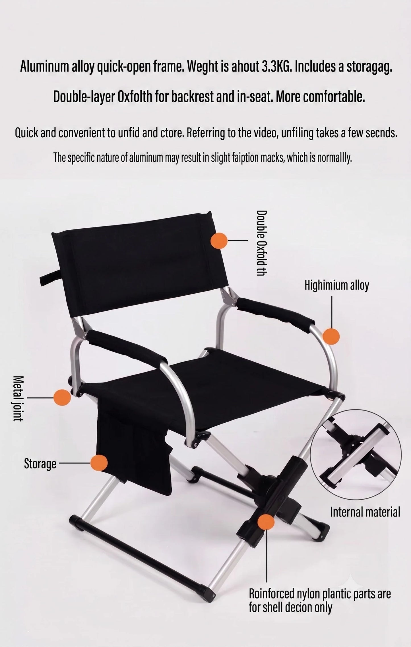 CampEase – Lightweight Portable Camping & Travel Chair