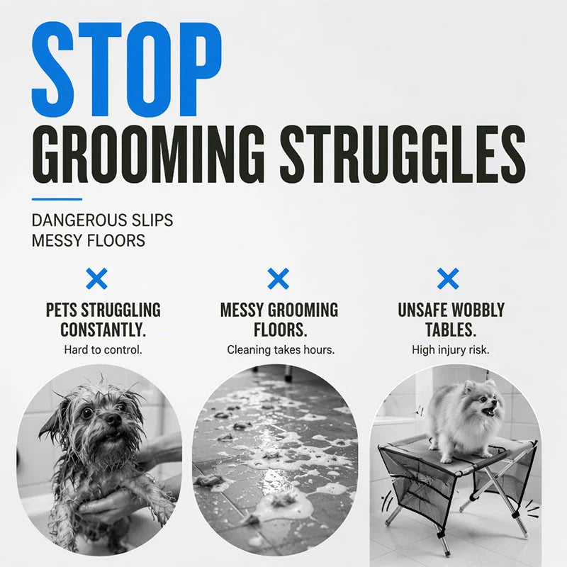 PawPro – 2-in-1 Foldable Pet Grooming Table