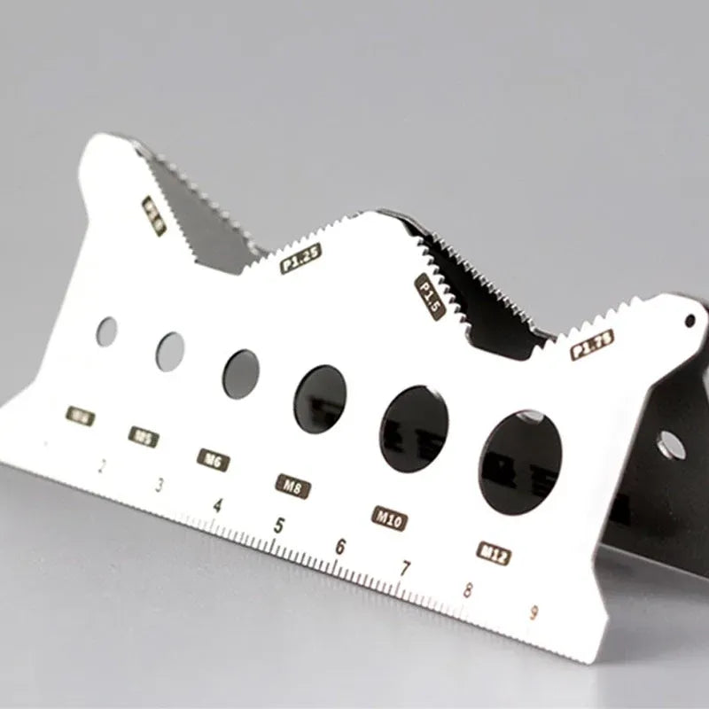 SteelMeasure – Double-Sided Bolt Gauge Tool