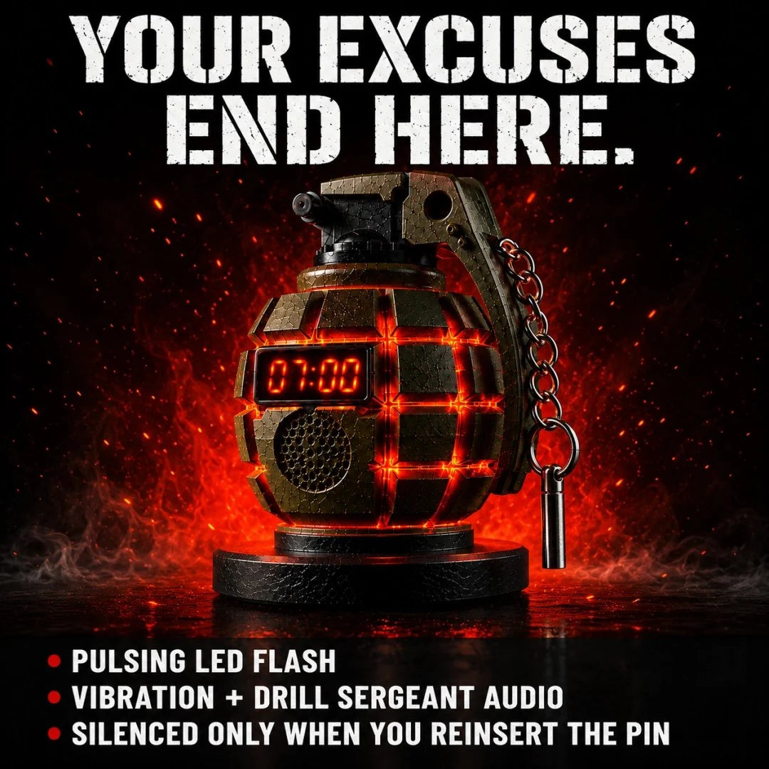 BattleWake – Tactical Grenade Alarm Clock