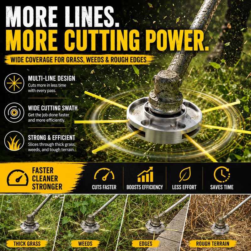 IronEdge – Heavy Duty Aluminum Trimmer Head