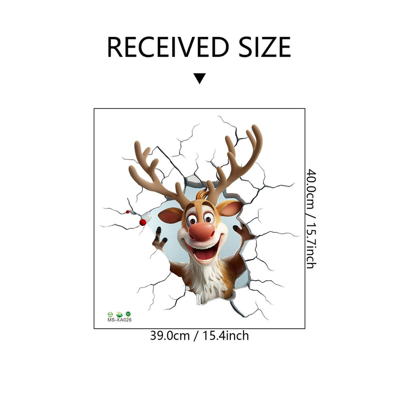 MerryWall – 3D Santa Claus Christmas Wall Sticker