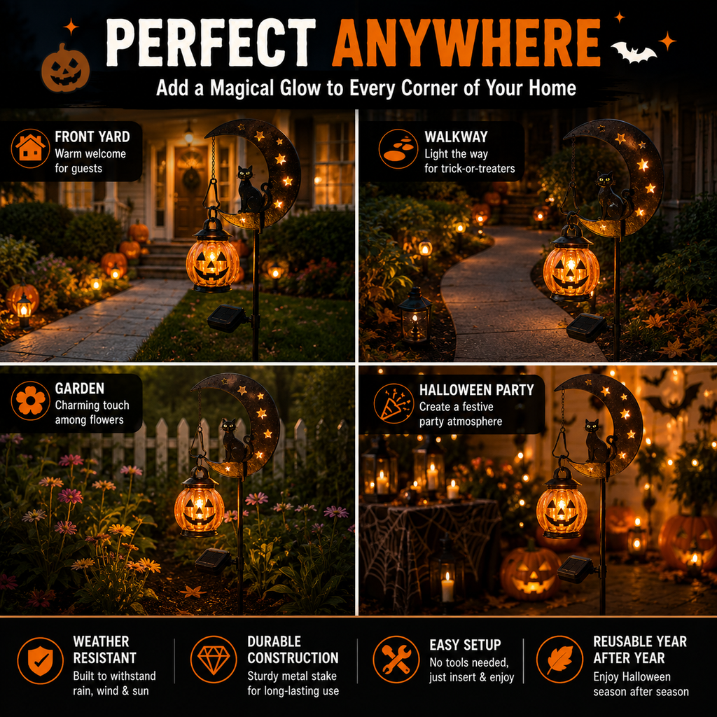 MoonGlow – Solar Halloween Garden Light