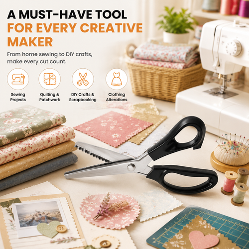 StitchEdge – Professional Stainless Steel Pinking Shears