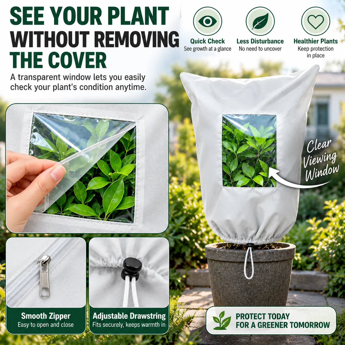 FrostGuard – Reusable Winter Plant Protection Cover
