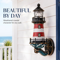 HarborLume – Vintage Coastal Lighthouse Wall Light