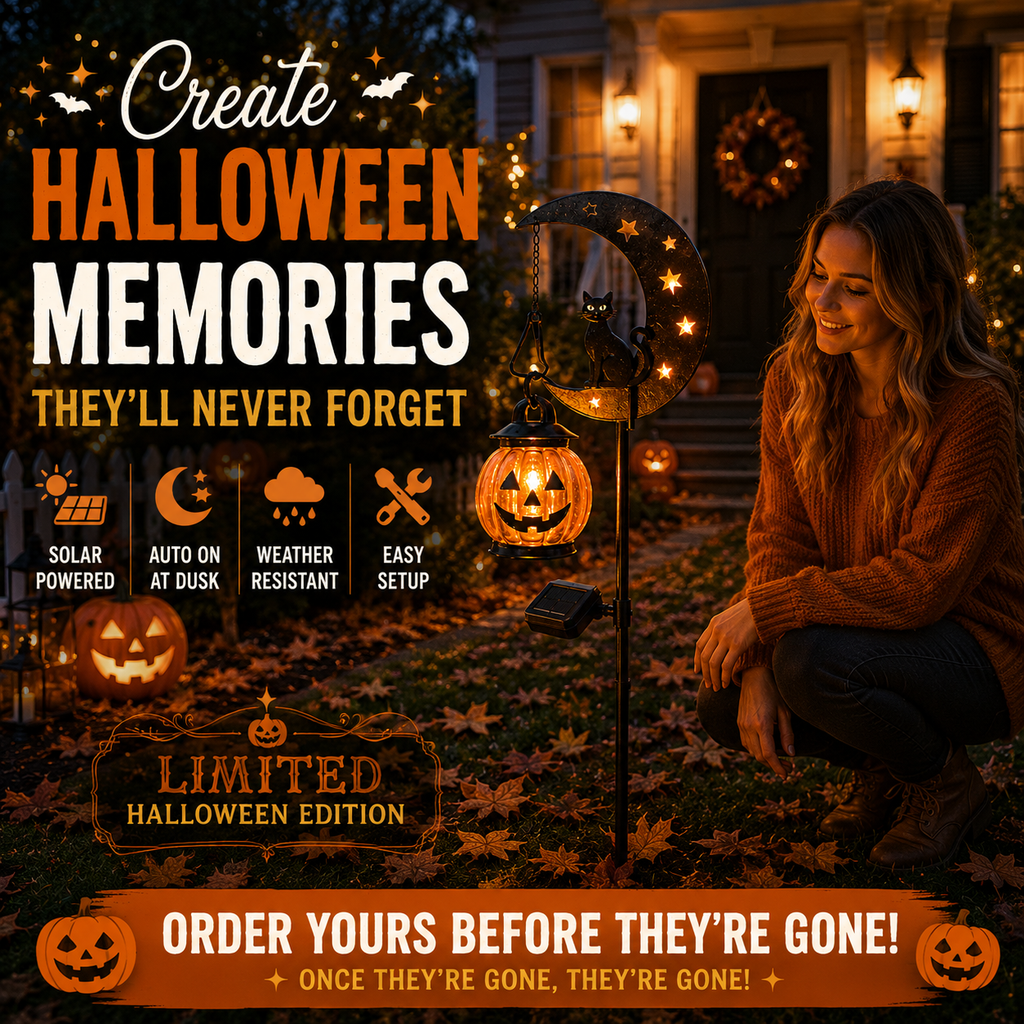 MoonGlow – Solar Halloween Garden Light