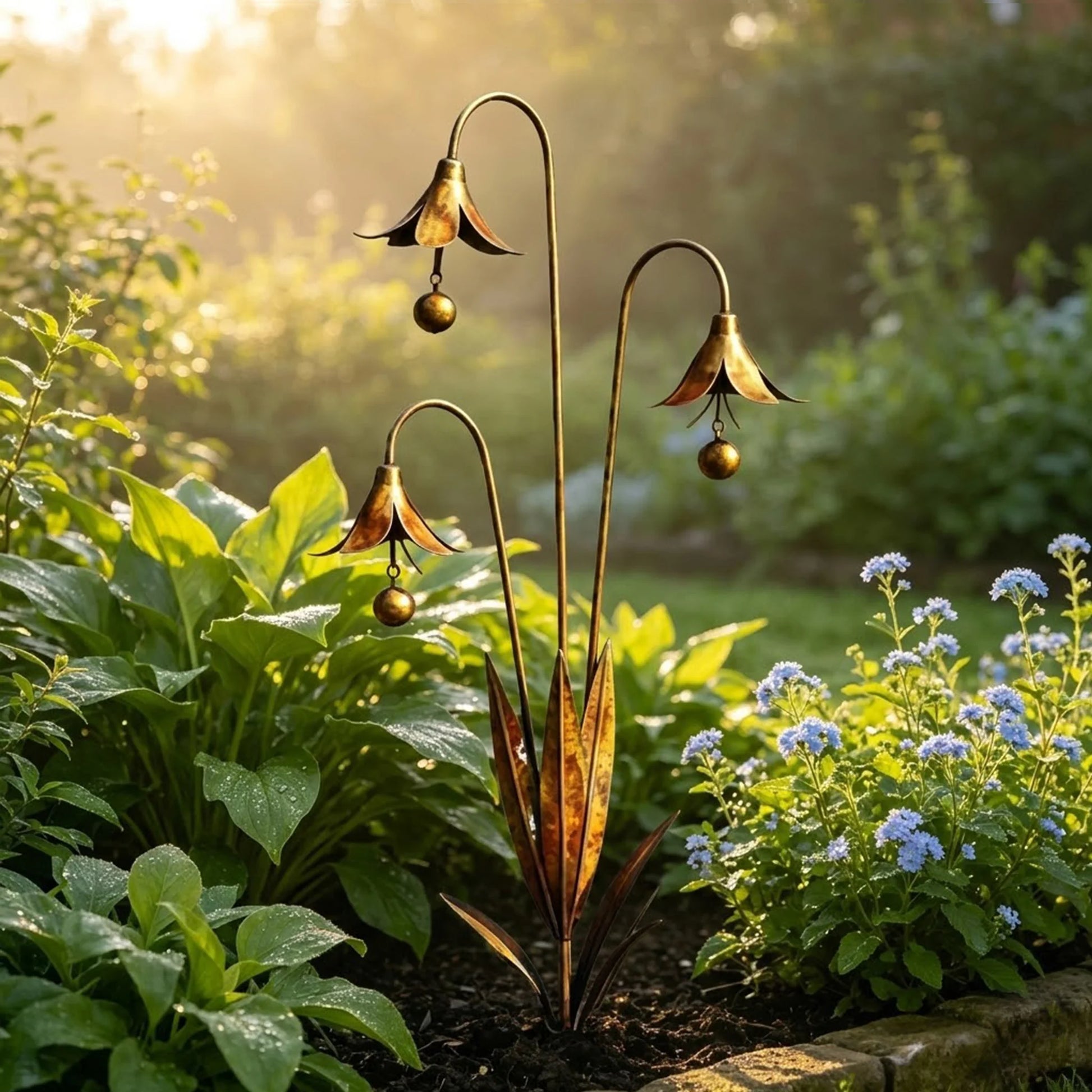 WhisperLily – Garden Bell Stake