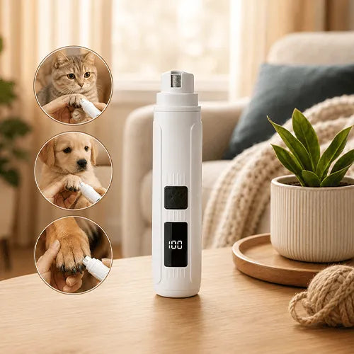 ClawComfort – Cordless Dog & Cat Nail Grinder