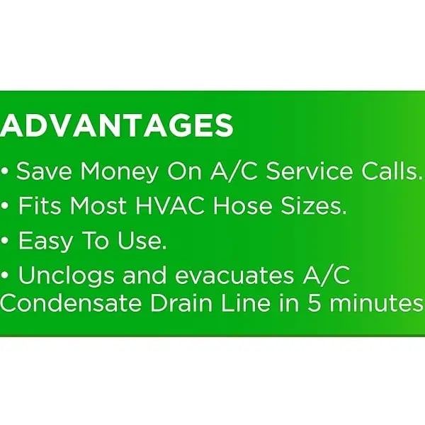 DrainMaster – AC Drain Line Cleaner Adapter