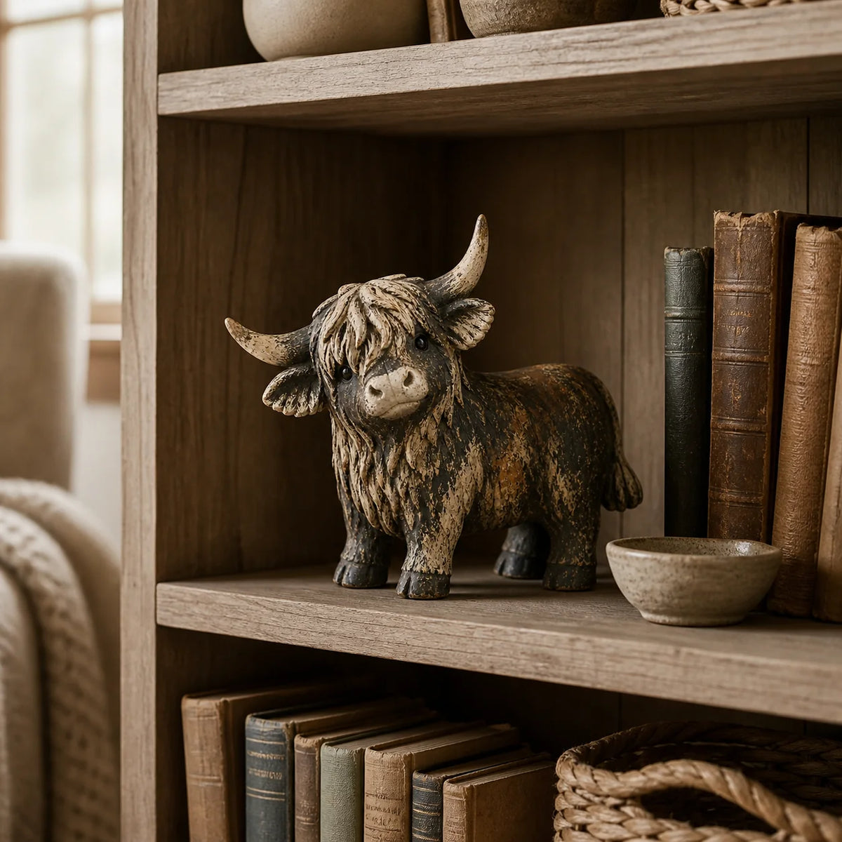 RusticMoo – Farmhouse Highland Cow Accent