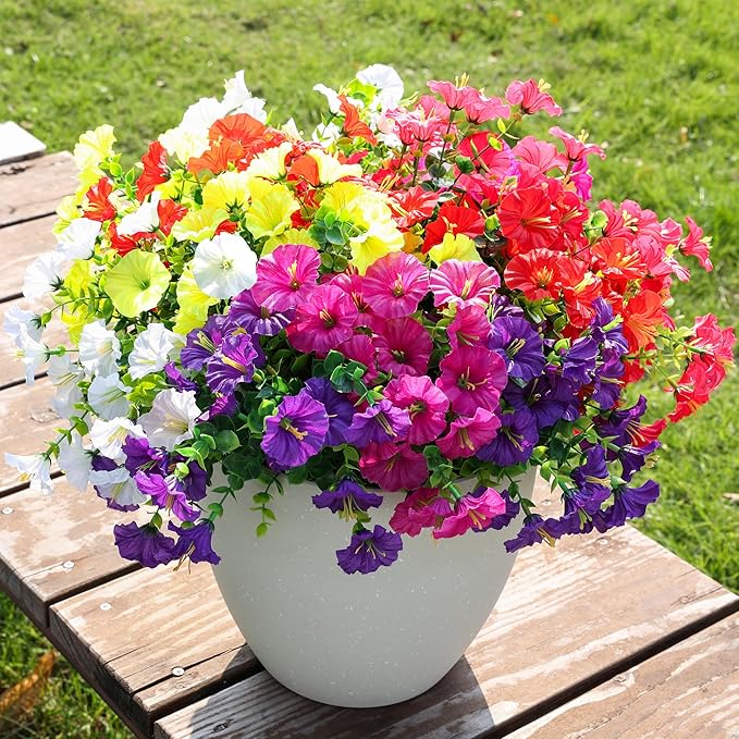 BloomHaven – Vibrant Morning Glory Garden Décor