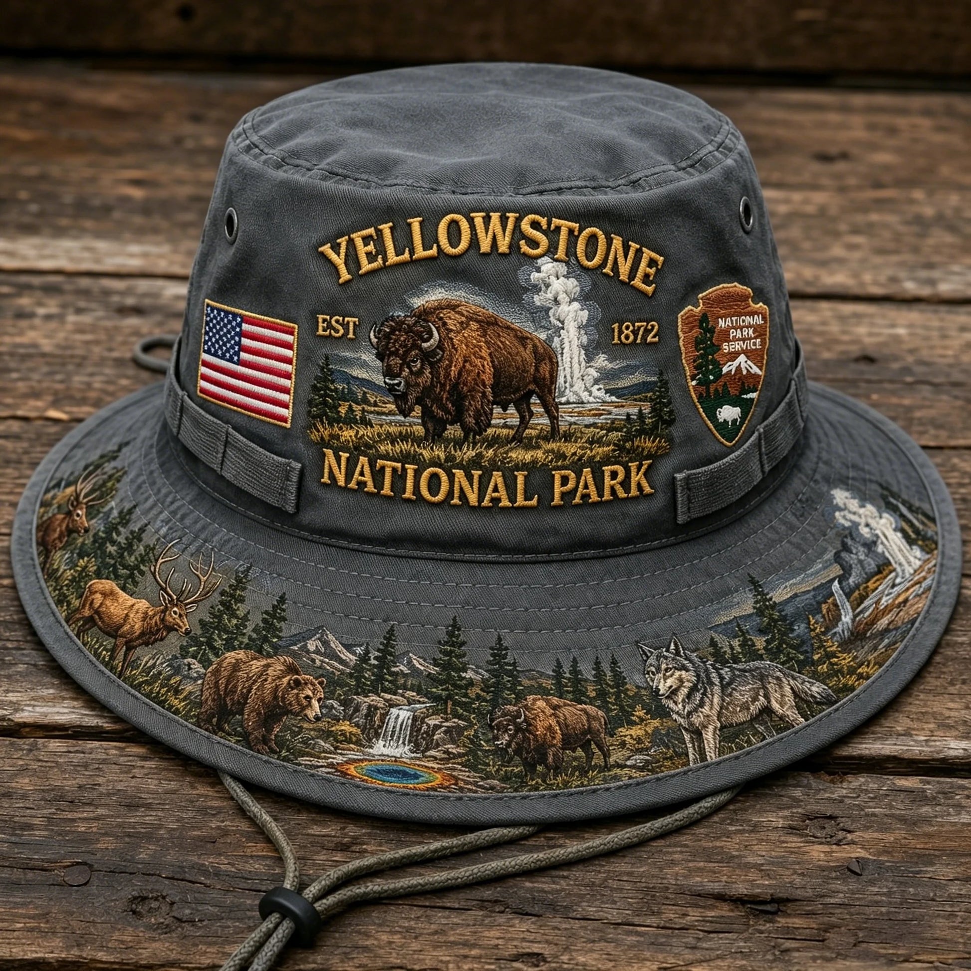 TrailGuard – Yellowstone Adventure Sun Protection Boonie Hat
