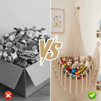 CozyCorner – Hanging Stuffed Animal Storage Net