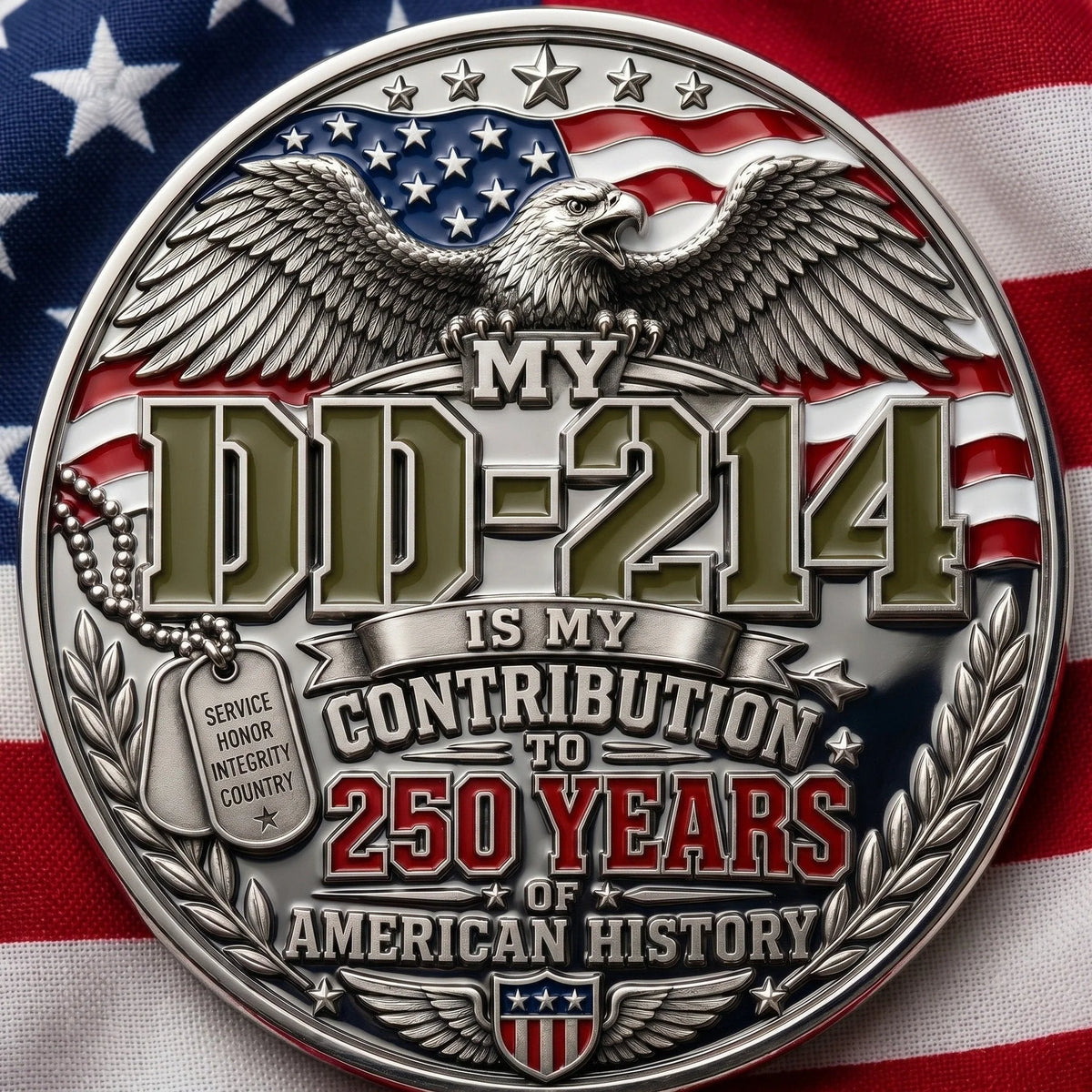 AmericanValor – Veteran Service Keepsake Coin