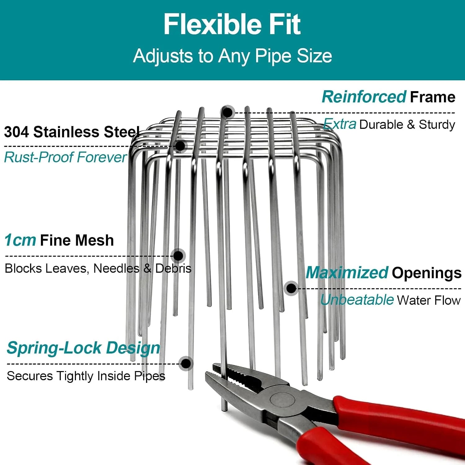 LeafBlock – Premium 304 Stainless Gutter Protection