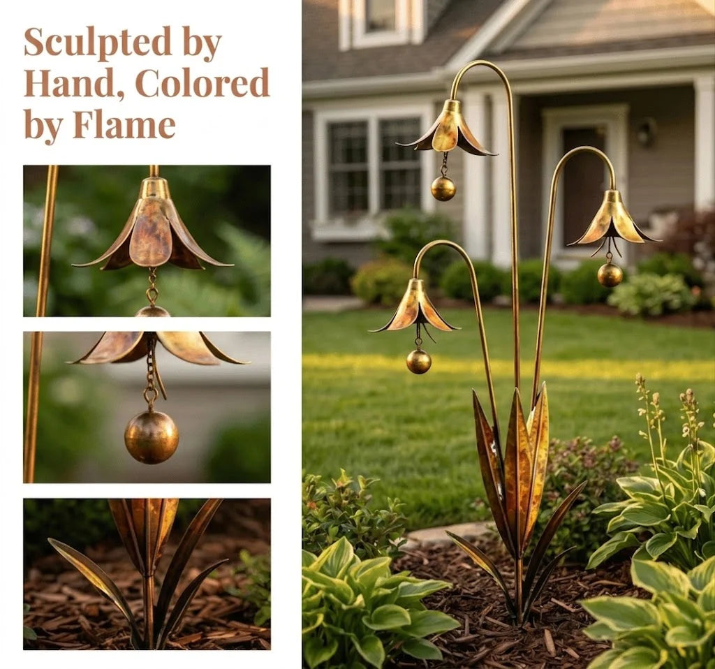 WhisperLily – Garden Bell Stake