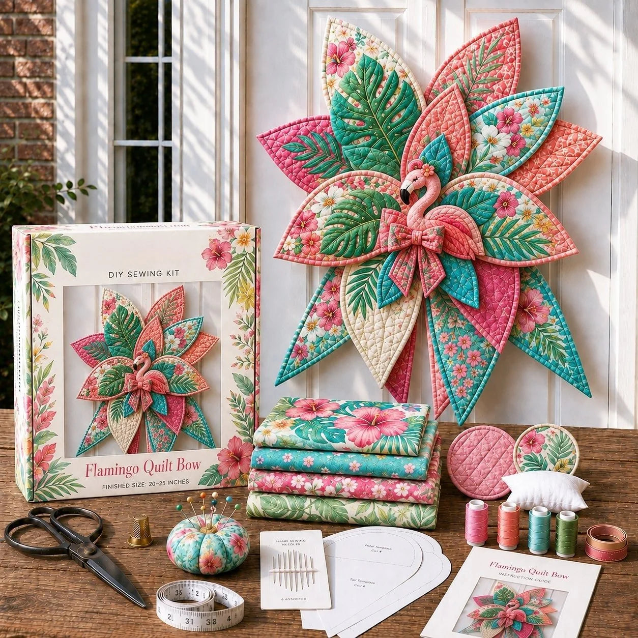 StitchCharm – Oversized 3D Quilted Bow Craft Kit
