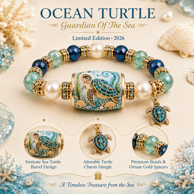 OceanAura – Guardian Charm Bracelet