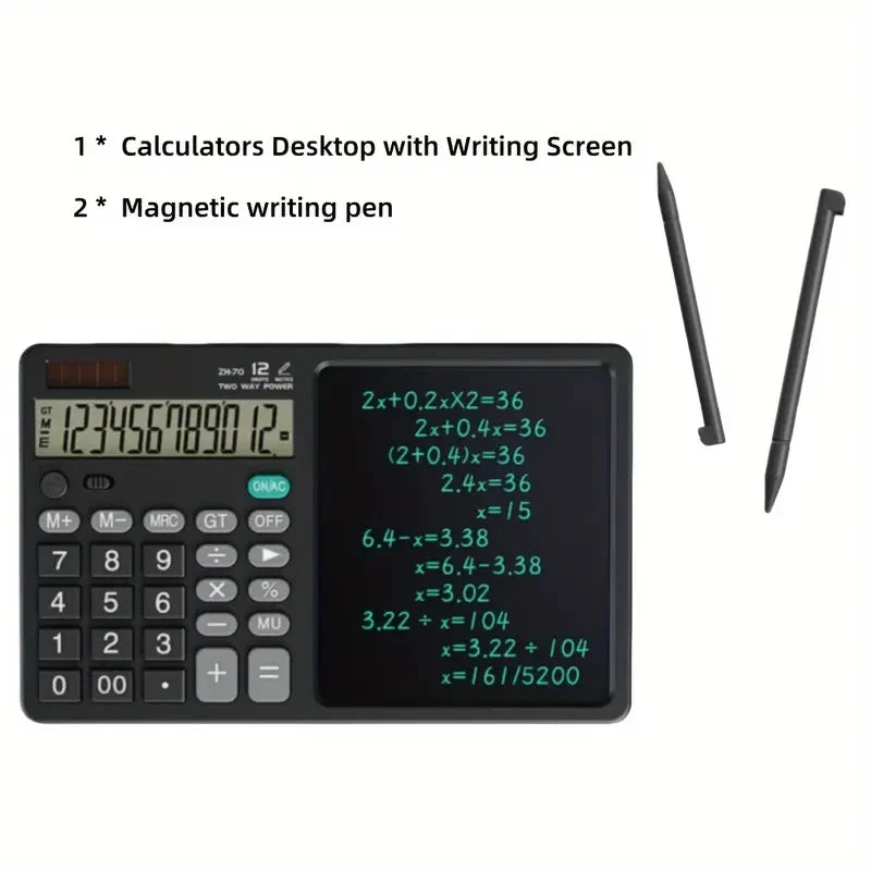 CalcNote – 2-in-1 Calculator & Writing Tablet