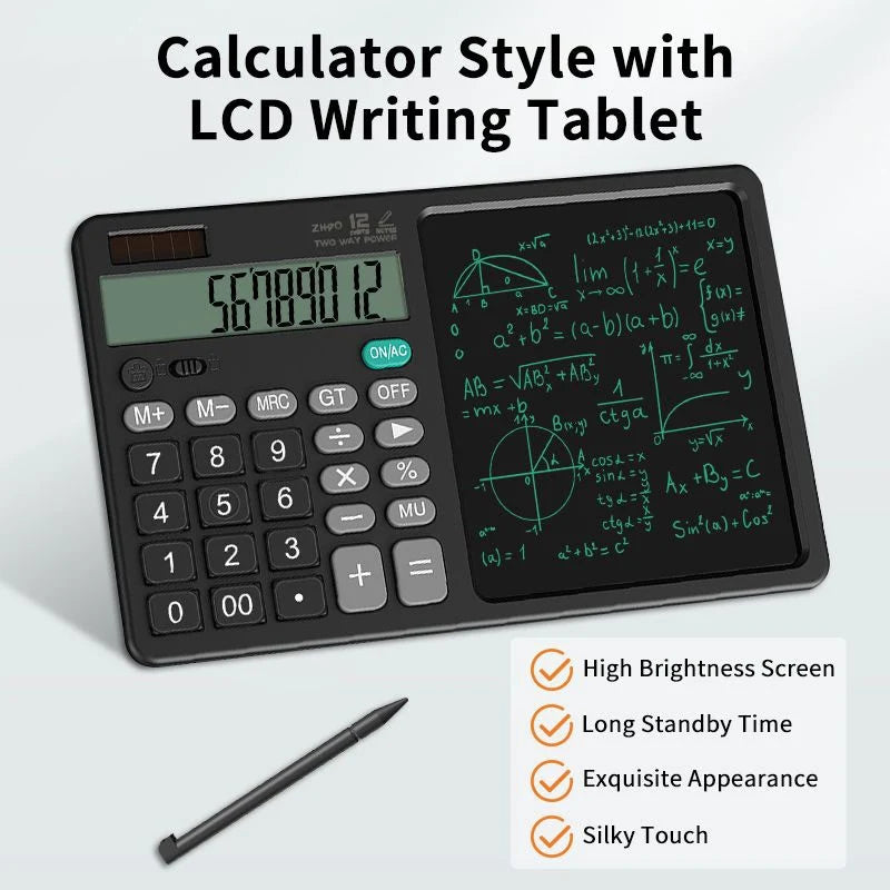 CalcNote – 2-in-1 Calculator & Writing Tablet