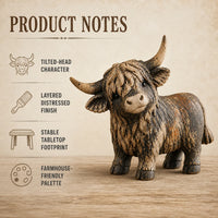 RusticMoo – Farmhouse Highland Cow Accent